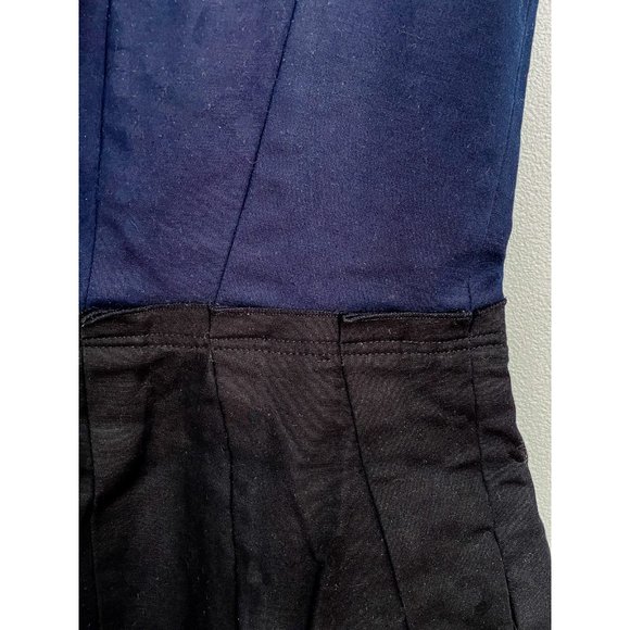 GAP black and navy cocktail dress with boat neck - Picture 3 of 7